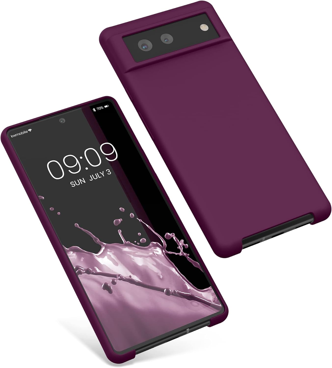 Bordeaux Violet Rubberized TPU Case for Google Pixel 6