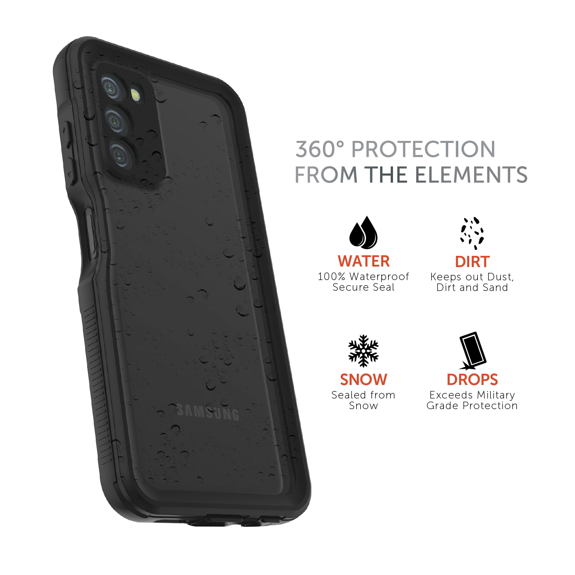 Body Glove Tidal Waterproof Case for Samsung Galaxy A03s