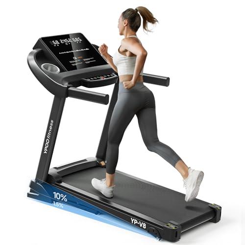 YPOO Foldable Incline Walking Pad Treadmill