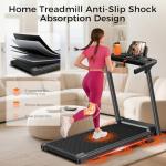 Aiteid Portable Treadmill with Incline and Handles