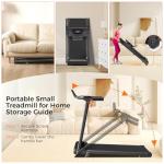 Aiteid Portable Treadmill with Incline and Handles