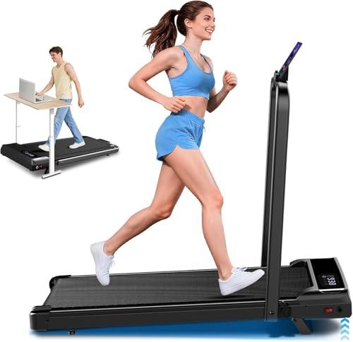 Compact Incline Walking Pad Treadmill with Remote