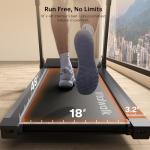 Vitalwalk Foldable Treadmill with Auto Incline