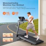 Vitalwalk Foldable Treadmill with Auto Incline