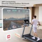 Vitalwalk Foldable Treadmill with Auto Incline