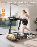 Foldable Home Treadmill with Large LED Screen