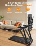 Foldable Home Treadmill with Large LED Screen