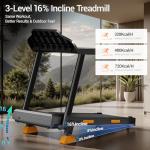 Portable 3-in-1 Home Treadmill with Incline