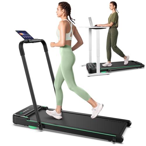 UREVO Smart 2-in-1 Folding Treadmill with LED Display