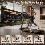 Portable 3-in-1 Home Treadmill with Incline