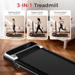 Foldable Walking Pad Treadmill with 8% Incline
