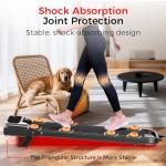 Foldable Walking Pad Treadmill with 8% Incline