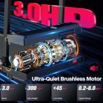 Portable 2-in-1 Walking Pad Treadmill with Handlebar