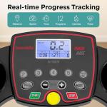 SereneLife Folding Incline Treadmill with Bluetooth