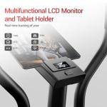 Quiet Elliptical Machine with LCD Monitor 350LBS