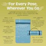 Solana Non-Slip Yoga Mat with Nylon Strap