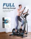 MERACH Quiet Elliptical Machine with 16 Resistance Levels