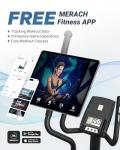 MERACH Quiet Elliptical Machine with 16 Resistance Levels