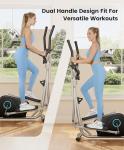 Ultra-Quiet Home Elliptical with LCD Monitor
