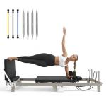 Compact 75" Foldable Pilates Reformer for Home