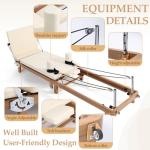 Foldable Pilates Reformer with Jumpboard – Home Gym