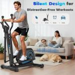 16-Level Magnetic Resistance Elliptical Machine, 350LB Capacity