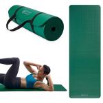 Thick Yoga Mat with Cinch Strap - Green 72"x24