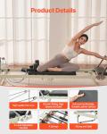 VEVOR Pilates Reformer Machine with Double Resistance