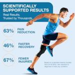 UFlex Athletics Black Knee Sleeve - Medium Size