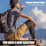 NEENCA Copper Compression Full Leg Sleeve for Recovery