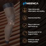 NEENCA Copper Compression Full Leg Sleeve for Recovery