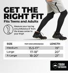 Compression Leg Sleeves for Knee Support - UV Protection