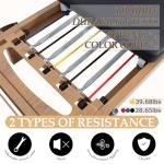 Foldable Pilates Reformer with Jumpboard & Resistance