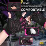 MOREOK Weight Lifting Gloves with Gel Pads