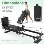 XDDIAS Large Foldable Pilates Reformer Machine