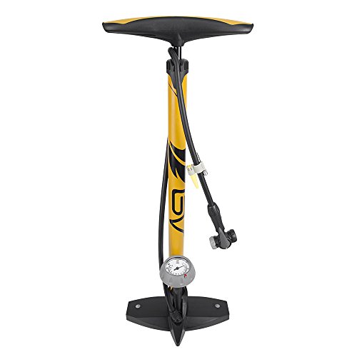 Steel Floor Pump with Gauge for Bikes 160 PSI