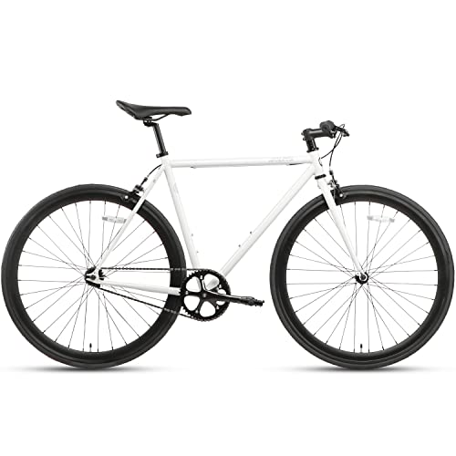 AVASTA Single-Speed Fixed Gear City Bike 54" White