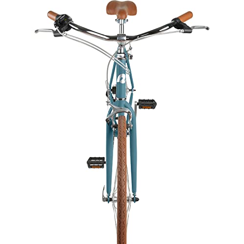 Retrospec Kinney 7-Speed City Bike - Coastal Blue