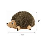 Outward Hound Hedgehogz Stuffed Dog Toy – Soft Plush Hedgehog, Grunts & Squeaks, Large, 12" x 6" x 7"