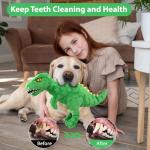 Homounter Dog Toys Cute Dinosaur Plush Toy for Large Dogs - Squeaky Interactive Stuffed Dog Chew Toy for Puppies, Pet Toys for Small to Large Breeds