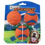 Chuckit! Dog Balls - Interactive Dog Toys, High-Bounce Fetch Ball, Ultra and Rugged Balls, Durable - Size Medium, 2.5-inch Diameter, Set of 3