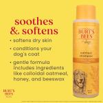 Burt’s Bees for Pets Oatmeal Dog Shampoo with Honey, Soothing Dog Shampoo for Itchy and Sensitive Skin, pH Balanced Formula That Gently Cleans and Moisturizes Dog Coats, 16 Fl Oz