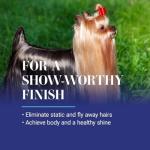 Chris Christensen Ice on Ice Detangler and Finishing Dog Spray, Groom Like a Professional, Ready to Use, Helps Brush/Comb Glide Through Coat, Conditions, No Residue, All Coat Types, Made in USA, 16 oz