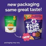 Fruitables Baked Dog Treats, Healthy Pumpkin Treat for Dogs, Low Calorie & Delicious, No Wheat, Corn or Soy, Made in the USA, Pumpkin and Apple Flavor, 7oz