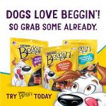 Purina Beggin' Flavor Stix with Bacon and Peanut Butter Flavor Dog Chew Stix - 40 oz. Pouch