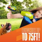 Nerf Dog 16.5in Nylon Ultraplush Crinkle Wing Launching Duck Dog Toy - Green/Light Blue