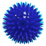 Nerf Dog 3.7in TPR 3-Part Spike Squeak Ball Dog Toy - Dark Blue/Light Blue