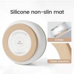 Pawaii Dog Bowl, 34 oz Double-Wall Stainless Steel Food and Water Bowl, Non-Slip Rubber Base, Dishwasher Safe, ID Tag Included, (1 Pack)