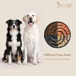 JASGOOD Slow Feeder Dogs Bowl for Large Medium Dogs,Anti-Gulping Pet Slower Food Feeding Bowls Stop Bloat,Preventing Choking