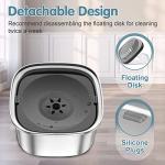 UPSKY 3L Dog Water Bowl 101oz Stainless Steel No Spill Large Capacity Dog Food Water Bowl Slow Water Feeder, Spill Proof Pet Water Dispenser Vehicle Carried Travel Water Bowls